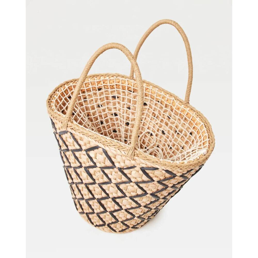 NEW L*SPACE women's palma nights bag in natural/black - Picture 4 of 4